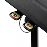 Tetováló kartámasz (fekete) - H talp, fixálható görgőkkel