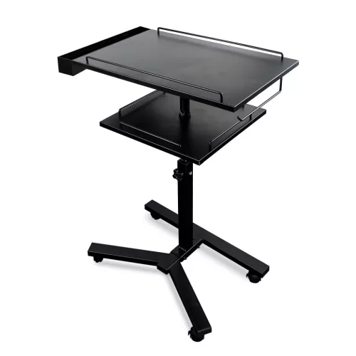 Kétszintes tetováló eszköztartó (állítható magasságú, görgős)