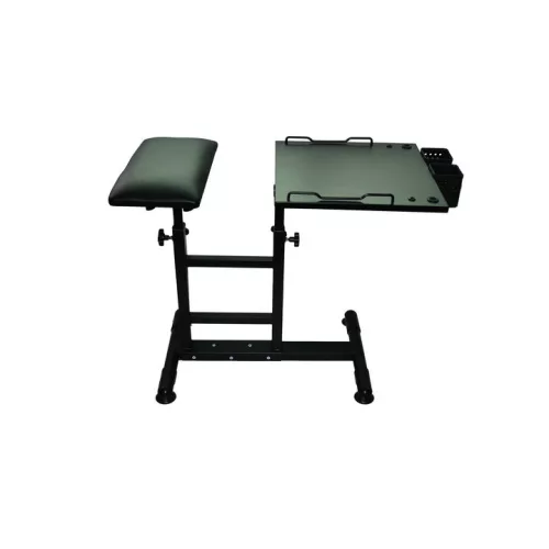 Kartámaszos tetováló eszköztartó, munkaasztal (dupla vázas)