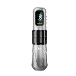 EZ P6 (2,0–4,2 mm) Tattoo-Maschine (Silber) – kabellose Tattoo-Maschine mit einstellbarem Hub – Hochleistungs-Motor