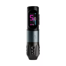   OG FUTURE (4,0 mm) Tattoo-Maschine mit FAULHABER-Motor (schwarz) – inklusive 2 Akkus, kabellos