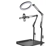 Összecsukható hosszú karú LED lámpa (fekete)