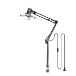 Összecsukható hosszú karú LED lámpa (fekete)