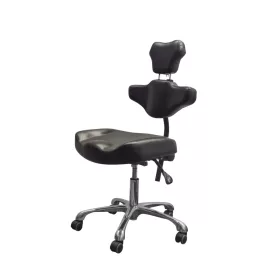 Ergonomikus, hidraulikus tetováló forgószék (fekete)