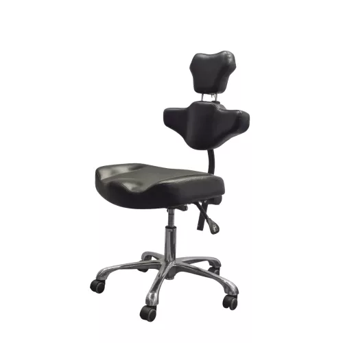 Ergonomikus, hidraulikus tetováló forgószék (fekete)