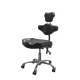 Ergonomikus, hidraulikus tetováló forgószék (fekete)