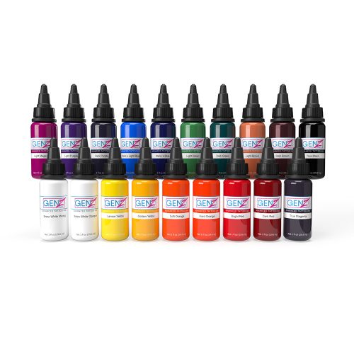 Intenze GEN-Z - 19 Farben Set EU REACH Tätowiertinte
