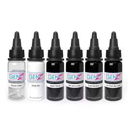 Intenze GEN-Z – Mark Mahoney Gangster Grey Set EU REACH Tattoo-Farbe