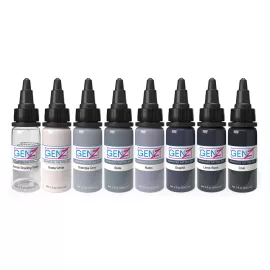 Intenze GEN-Z – Power Grey Set EU REACH Tattoo-Farbe