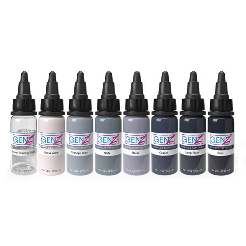Intenze GEN-Z - Power Grey Set EU REACH Tätowiertinte