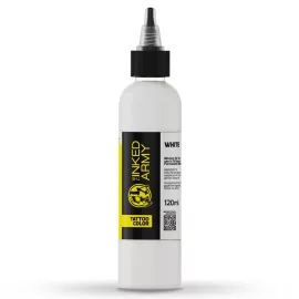 THE INKED ARMY – Tattoo-Farbe – Weiß (120 ml)