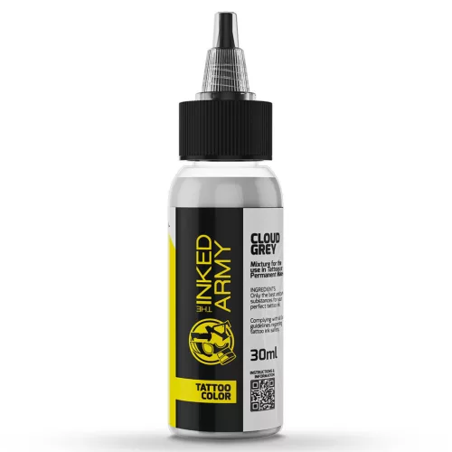 THE INKED ARMY – Tattoo-Farbe – Cloud Grey (30 ml)