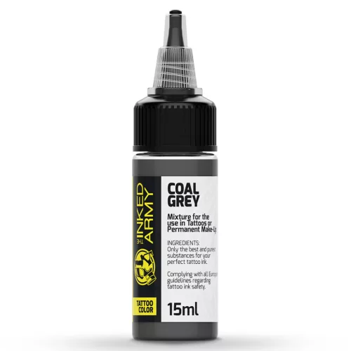 THE INKED ARMY – Tattoo-Farbe – Coal Grey (15 ml)