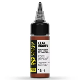 THE INKED ARMY – Tattoo-Farbe – Clay Brown (15 ml)