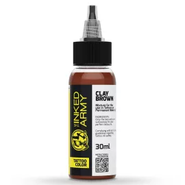 THE INKED ARMY – Tattoo-Farbe – Clay Brown (30 ml)