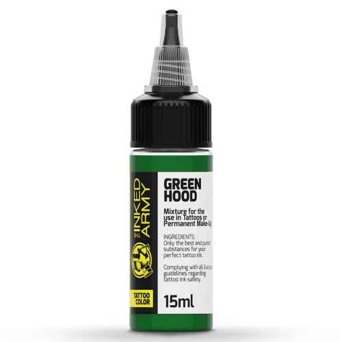THE INKED ARMY – Tattoo-Farbe – Green Hood (15 ml)