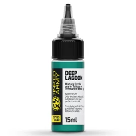 THE INKED ARMY – Tattoo-Farbe – Deep Lagoon (15 ml)