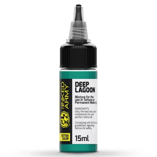 THE INKED ARMY – Tattoo-Farbe – Deep Lagoon (15 ml)
