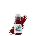 World Famous Tattoo-Farbe Dark Red 1 (30 ml) – EU REACH konforme Tätowierfarbe