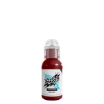 World Famous Tattoo-Farbe Dark Red 1 (30 ml) – EU REACH konforme Tätowierfarbe