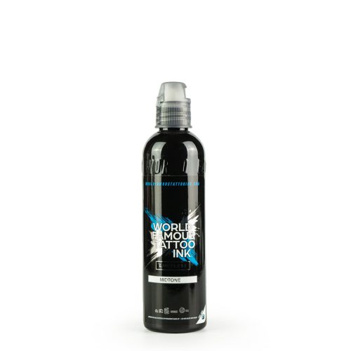 World Famous Tattoo Ink Midtone Greywash (120ml) EU REACH Tätowiertinte