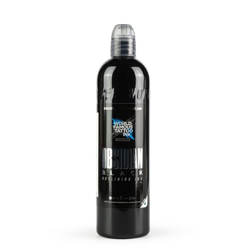 World Famous Tattoo Ink Black Outlining (240ml) EU REACH Tätowiertinte