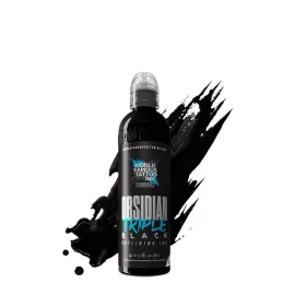 World Famous Tattoo Ink Obsidian Triple Black Outlining (120ml) EU REACH Tattoo-Farbe