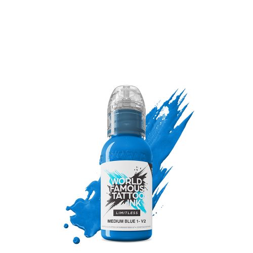 Weltberühmte Tattoo-Tinte Medium Blue 1 v2 (30ml) EU REACH Tattoo-Tinte
