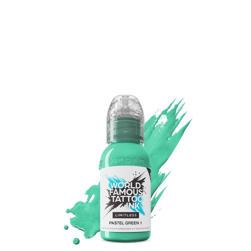 Weltberühmte Tattoo-Tinte Pastellgrün 1 (30ml) EU REACH Tattoo-Tinte