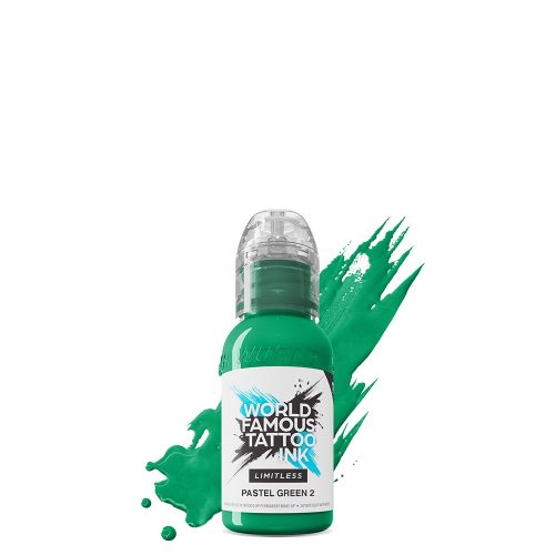 Weltberühmte Tattoo-Tinte Pastellgrün 2 (30ml) EU REACH Tattoo-Tinte