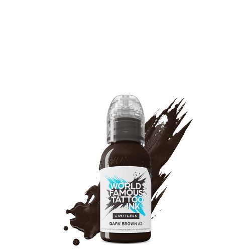 Weltberühmte Tattoo-Tinte Dunkelbraun 2 (30ml) EU REACH Tattoo-Tinte