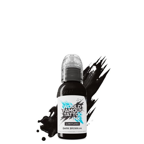Weltberühmte Tattoo-Tinte Dunkelbraun 4 (30ml) EU REACH Tattoo-Tinte