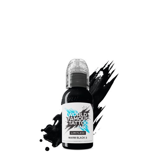 Weltberühmte Tattoo-Tinte Warm Black 3 (30ml) EU REACH Tattoo-Tinte