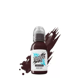 World Famous Tattoo Ink Dark Skin (30ml) EU REACH Tattoo-Farbe