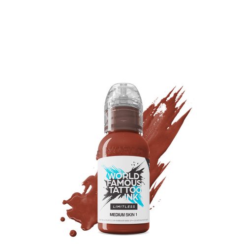 Weltberühmte Tattoo-Tinte Medium Skin 1 (30ml) EU REACH Tattoo-Tinte