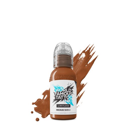 Weltberühmte Tattoo-Tinte Medium Skin 2 (30ml) EU REACH Tattoo-Tinte