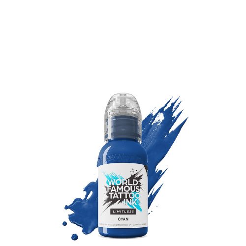 Weltberühmte grenzenlose Cyan (30ml) EU REACH Tattoo-Tinte