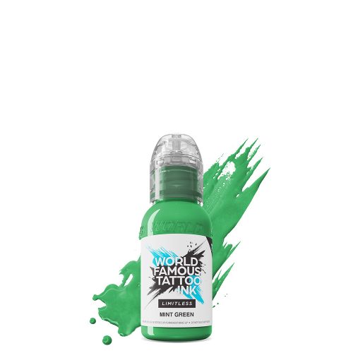 Weltberühmte grenzenlose Mintgrün (30ml) EU REACH Tätowiertinte